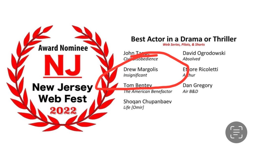 Insignificant Honored with 2 Nominations at NJ Web&nbsp;Fest